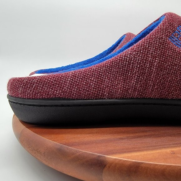 NWT BCTEX Coll Burgundy Cushioned Soft Slip On Cozy Comfy House Slipper - Picture 8 of 13